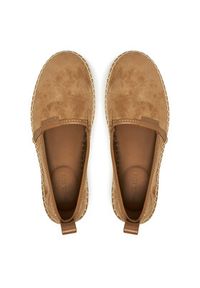 MICHAEL Michael Kors Espadryle Elias 42S5ELFP1S Brązowy. Kolor: brązowy. Materiał: skóra, zamsz