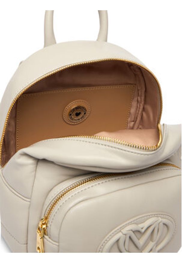 Love Moschino - LOVE MOSCHINO Plecak JC4332PP0OKM0101 Szary. Kolor: szary. Materiał: skóra