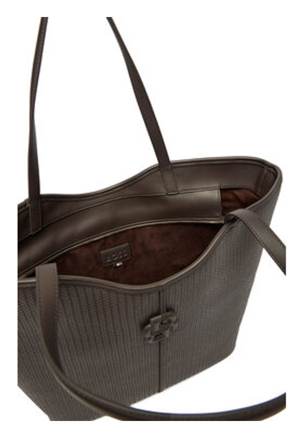 BOSS Torebka 50563192 Brązowy ciemny. Kolor: brązowy. Materiał: skórzane