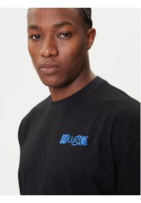 Hugo - HUGO T-Shirt Nilte 50542810 Czarny Loose Fit. Kolor: czarny. Materiał: bawełna #3