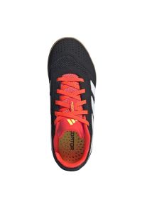 Adidas - Buty adidas Predator Club In Jr IG5435 czarne. Kolor: czarny. Materiał: zamsz, guma. Szerokość cholewki: normalna. Sport: piłka nożna #4