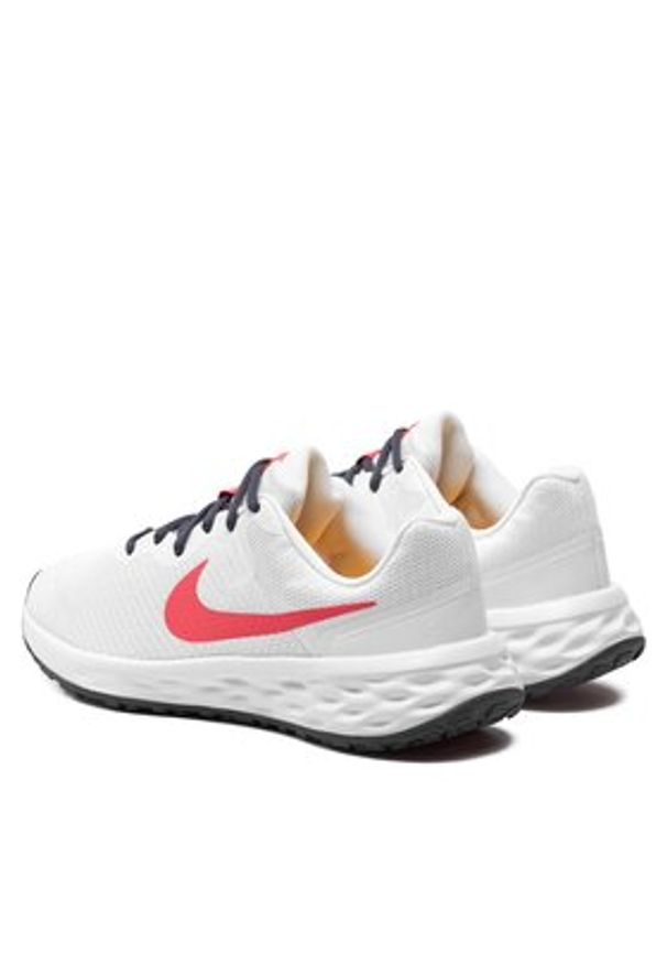 Nike Buty do biegania Revolution 6 Nn (Gs) DD1096 101 Biały. Kolor: biały. Materiał: materiał. Model: Nike Revolution