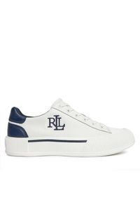 Lauren Ralph Lauren Sneakersy 802925360001 Biały. Kolor: biały. Materiał: skóra #4