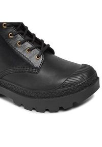 Coach Trzewiki Tasha Leather Boot CN100 Czarny. Kolor: czarny. Materiał: skóra