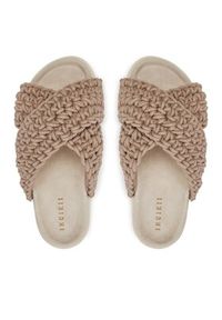 Inuikii Klapki Woven 70104-105 Brązowy. Kolor: brązowy. Materiał: materiał #3