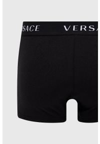 VERSACE - Versace Bokserki (2-pack) męskie kolor czarny. Kolor: czarny
