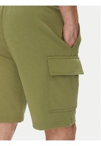Lacoste Szorty sportowe GH9743 Khaki Regular Fit. Kolor: brązowy. Materiał: bawełna. Styl: sportowy #3