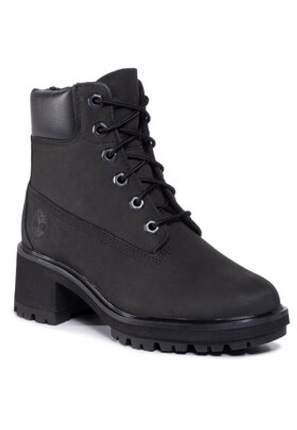 Timberland Trapery Kinsley TB0A25C4001 Czarny. Kolor: czarny. Materiał: nubuk, skóra