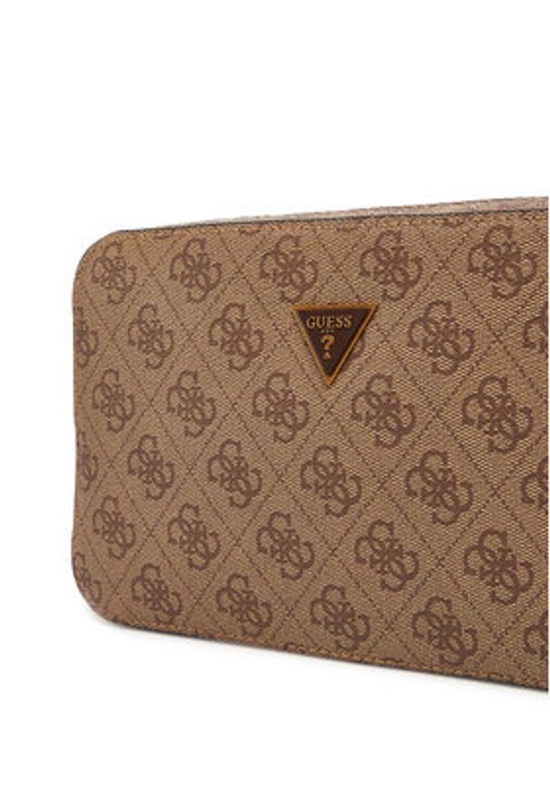 Guess Saszetka PMMILO P5245 Brązowy. Kolor: brązowy. Materiał: skóra