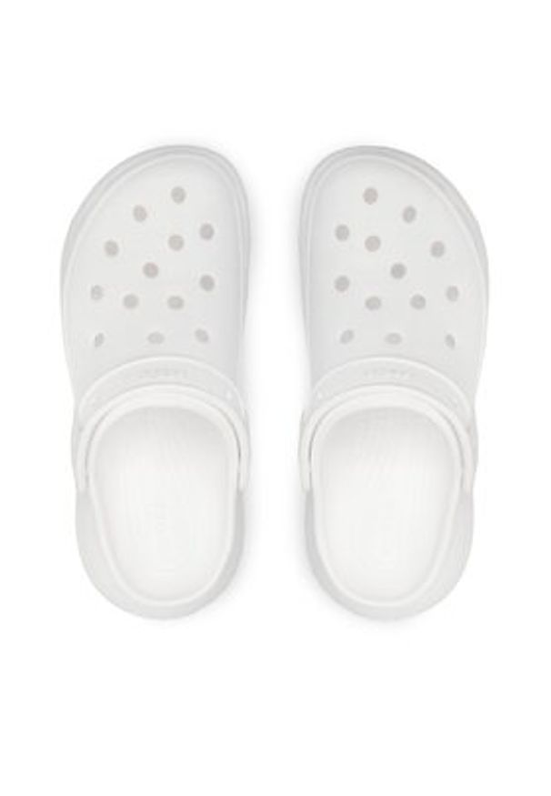 Crocs Klapki Classic Crush Clog 207521 Biały. Kolor: biały