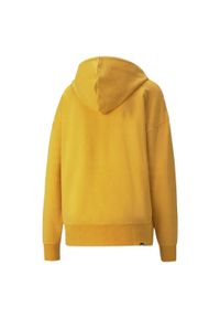 Puma - Damska Bluza Z Kapturem Her TR. Typ kołnierza: kaptur. Kolor: żółty