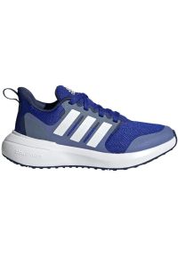 Adidas - Buty adidas FortaRun 2.0 Cloudfoam Lace Jr HP5439 niebieskie. Zapięcie: sznurówki. Kolor: niebieski. Materiał: guma. Szerokość cholewki: normalna. Model: Adidas Cloudfoam. Sport: bieganie #3