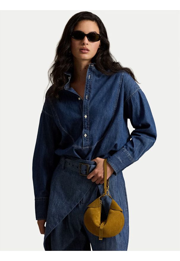 Polo Ralph Lauren Torebka 428922880015 Zielony. Kolor: zielony. Materiał: skórzane, zamszowe