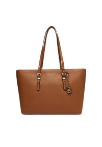 MICHAEL Michael Kors Torebka Quinn 30T5GQNT9L Brązowy. Kolor: brązowy. Materiał: skórzane