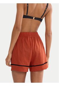 Triumph Szorty piżamowe Summer Wear 10227237 Pomarańczowy Regular Fit. Kolor: pomarańczowy. Materiał: wiskoza, len #2