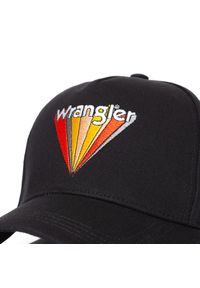 Wrangler - WRANGLER ARTWORK CAP BLACK W0M47U501. Wzór: aplikacja #3