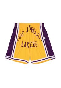 Mitchell & Ness - Szorty Los Angeles Lakers NBA Blown Out Fashion. Kolor: żółty. Sport: koszykówka #1
