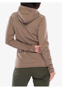 Fjällräven - Bluza rozpinana damska Fjallraven Keb Fleece Hoodie. Kolor: brązowy