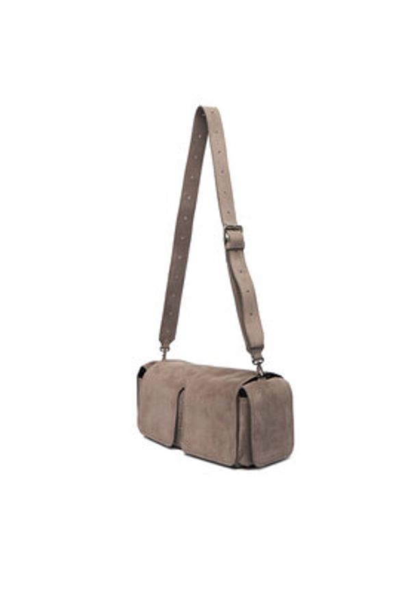 Vic Matié Torebka 1H0612T 999V090340 Szary. Kolor: szary. Materiał: skórzane, zamszowe