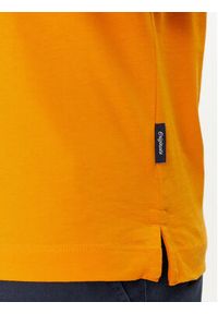 Jack & Jones - Jack&Jones Polo Tevor 12228781 Pomarańczowy Standard Fit. Typ kołnierza: polo. Kolor: pomarańczowy. Materiał: bawełna #5
