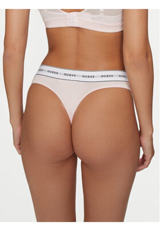 Guess Stringi O97E04 KBBU1 Różowy. Kolor: różowy. Materiał: bawełna