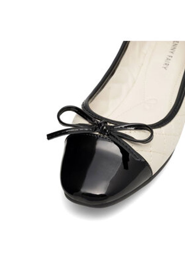 Jenny Fairy Baleriny CHANTALE NSW23W190 Beżowy. Kolor: beżowy. Materiał: skóra