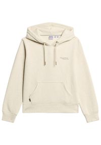 Bluza damska z kapturem Superdry Essential Logo. Typ kołnierza: kaptur. Kolor: beżowy #1