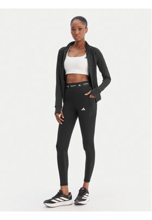 Adidas - adidas Legginsy TECHFIT Stash Pocket IT2282 Czarny Slim Fit. Kolor: czarny. Materiał: syntetyk. Technologia: Techfit (Adidas)