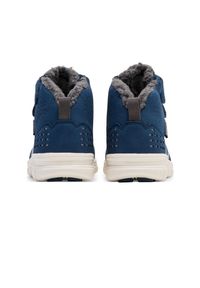 Trenerzy dla dzieci Hummel Crosslite Winter Mid Tex. Kolor: niebieski. Materiał: zamsz, syntetyk. Szerokość cholewki: normalna