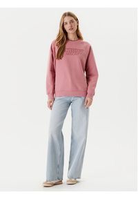 Tommy Jeans Bluza Script DW0DW21196 Różowy Regular Fit. Kolor: różowy. Materiał: bawełna #3