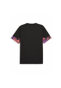 Puma - Męska koszulka piłkarska individualCUP PUMA Black. Kolor: czarny. Wzór: nadruk. Sport: piłka nożna
