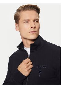 Guess Bluza M5RQ80 KCN01 Granatowy Regular Fit. Kolor: niebieski. Materiał: bawełna