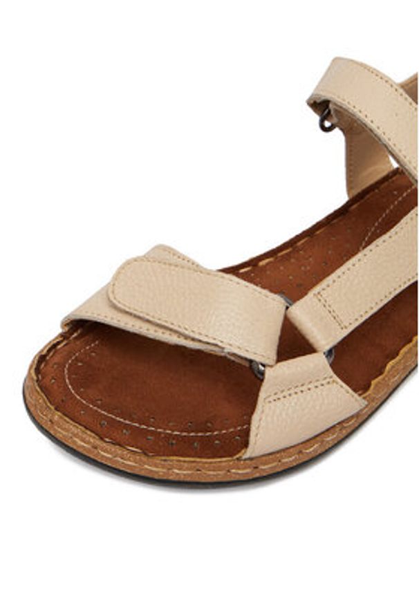 Go Soft Sandały CEO-WI23-4773-05 Beżowy. Kolor: beżowy. Materiał: skóra
