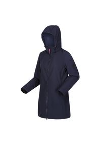 Regatta - Carisbooke damski softshell. Kolor: niebieski. Materiał: softshell. Sport: turystyka piesza