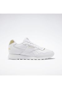 Buty do chodzenia damskie Reebok Glide. Zapięcie: sznurówki. Kolor: biały, wielokolorowy. Materiał: materiał. Szerokość cholewki: normalna. Sport: turystyka piesza