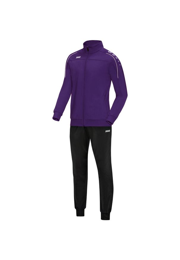 Dziecięcy dres Jako polyester Classico. Okazja: na uczelnię. Kolor: fioletowy. Materiał: dresówka