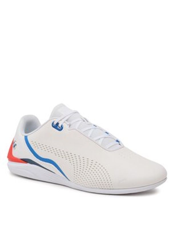 Puma Sneakersy Bmw Mms Drift Cat Decima 307304 03 Biały. Kolor: biały. Materiał: skóra