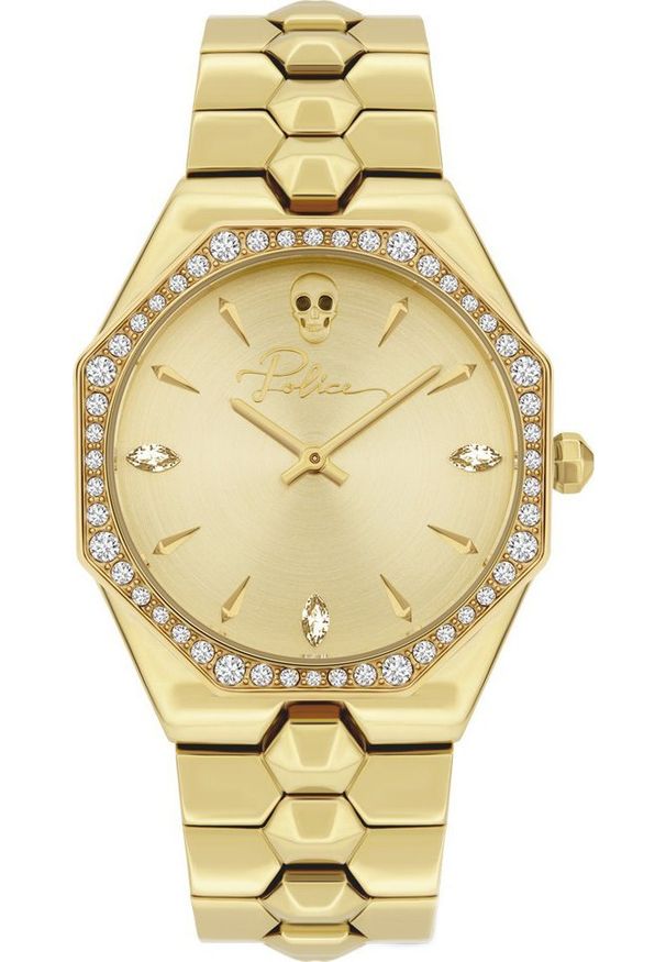 Zegarek Police Zegarek damski Police PL.16038BSG-22M złoty. Kolor: złoty