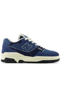Buty New Balance BBW550GH - niebieskie. Okazja: na co dzień. Kolor: niebieski. Materiał: materiał, skóra, syntetyk. Szerokość cholewki: normalna. Wzór: nadruk, motyw zwierzęcy