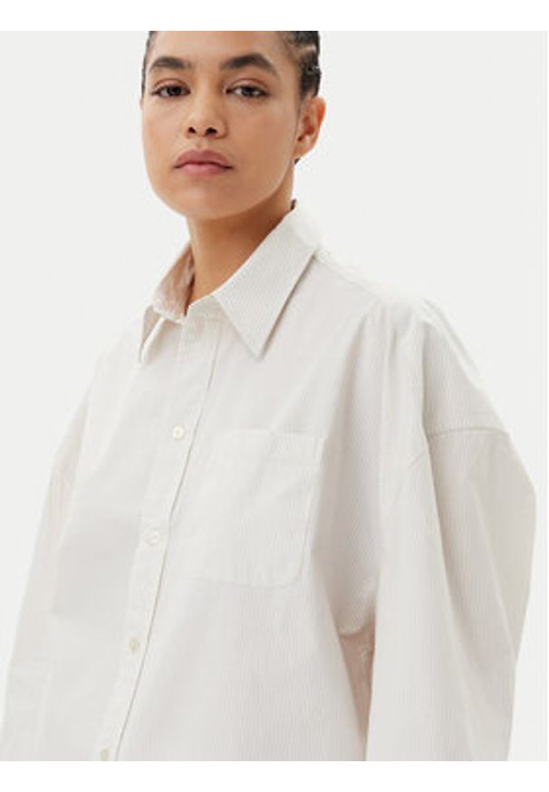 Herskind Koszula Lex 5567172 Écru Relaxed Fit. Materiał: bawełna