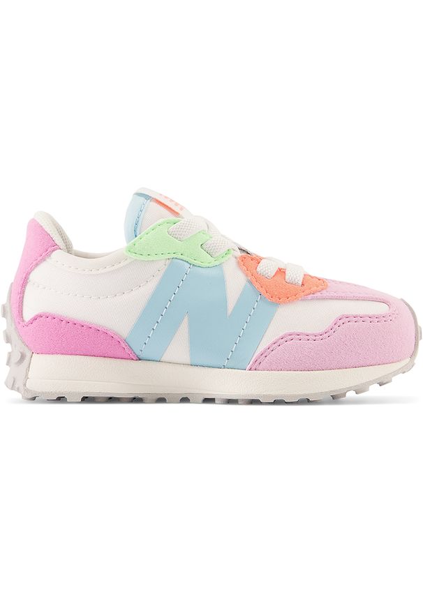 Buty niemowlęce New Balance IH327CH – multikolor. Zapięcie: sznurówki. Kolor: wielokolorowy. Materiał: syntetyk, materiał. Szerokość cholewki: normalna