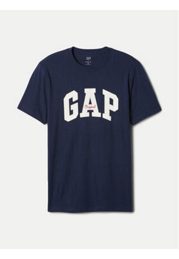 GAP - Gap T-Shirt 542246-02 Granatowy Regular Fit. Kolor: niebieski. Materiał: bawełna