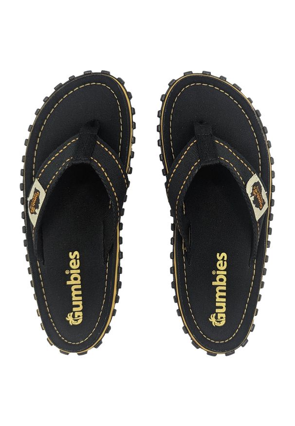 Gumbies - Japonki GUMBIES ISLANDER FLIP-FLOPS UNISEX. Kolor: czarny. Styl: sportowy