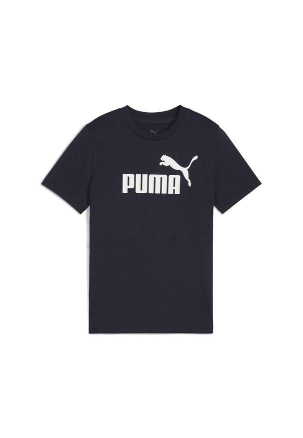 Koszulka Puma Ess No. 1 Logo Tee B, Dzieci. Kolor: niebieski. Materiał: bawełna, materiał