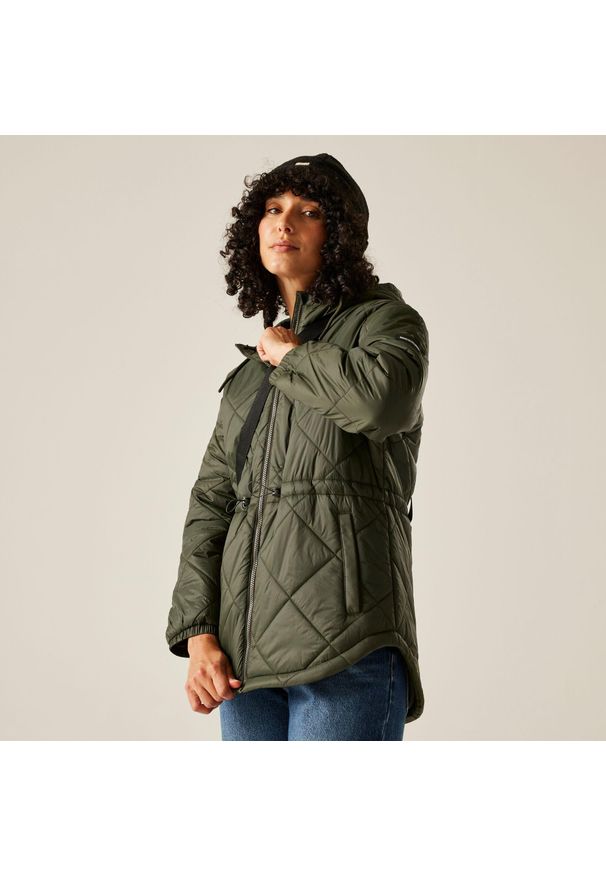 Regatta - Kurtka damska przejściowa ocieplana Ivey. Kolor: zielony. Materiał: syntetyk, puch. Sport: turystyka piesza