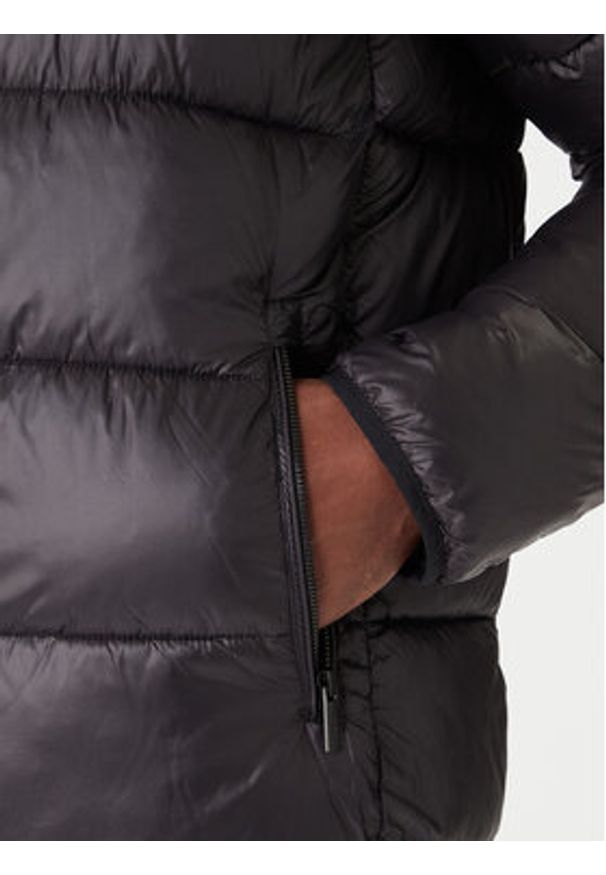 Karl Lagerfeld - KARL LAGERFELD Kurtka zimowa 505022 554590 Czarny Regular Fit. Typ kołnierza: dekolt w karo. Kolor: czarny. Materiał: syntetyk. Sezon: zima