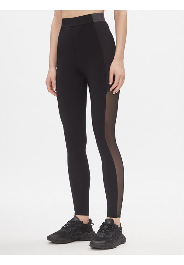 Calvin Klein Performance Legginsy 00GWF3L621 Czarny Slim Fit. Kolor: czarny. Materiał: syntetyk