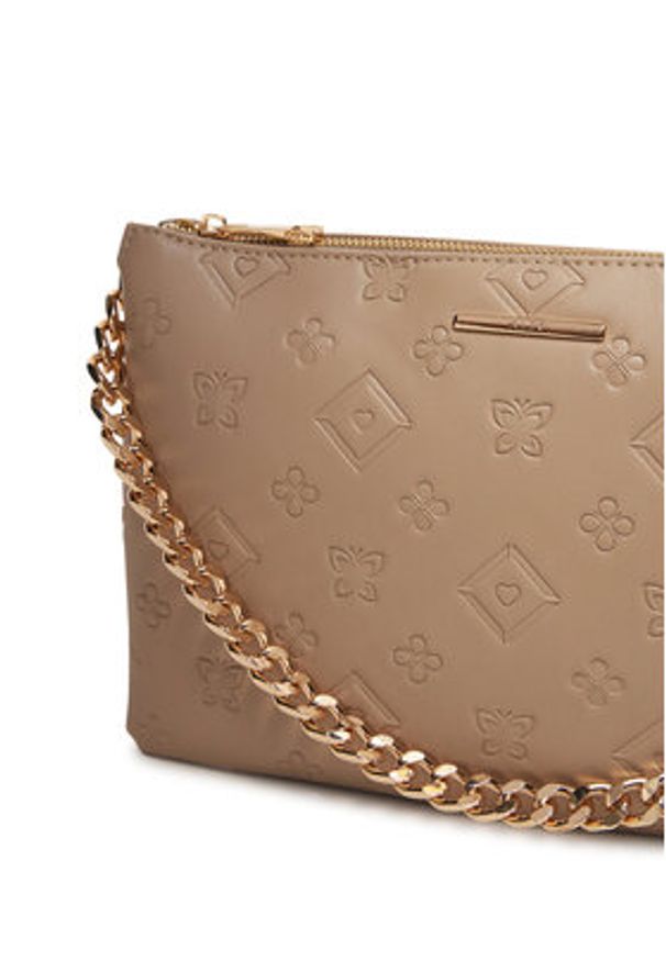 Aldo Torebka Albaeria 13931844 Beżowy. Kolor: beżowy. Materiał: skórzane