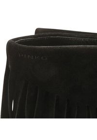 Pinko - PINKO Kowbojki Olympe Tronchetto PE 23 BKJS1 100573 A0N8 Czarny. Kolor: czarny. Materiał: zamsz, skóra #4