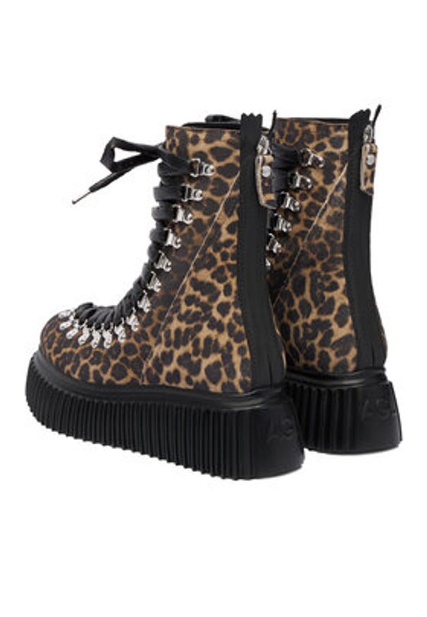 AGL Trzewiki D751501PGKI0454157 Brązowy. Kolor: brązowy. Materiał: skóra